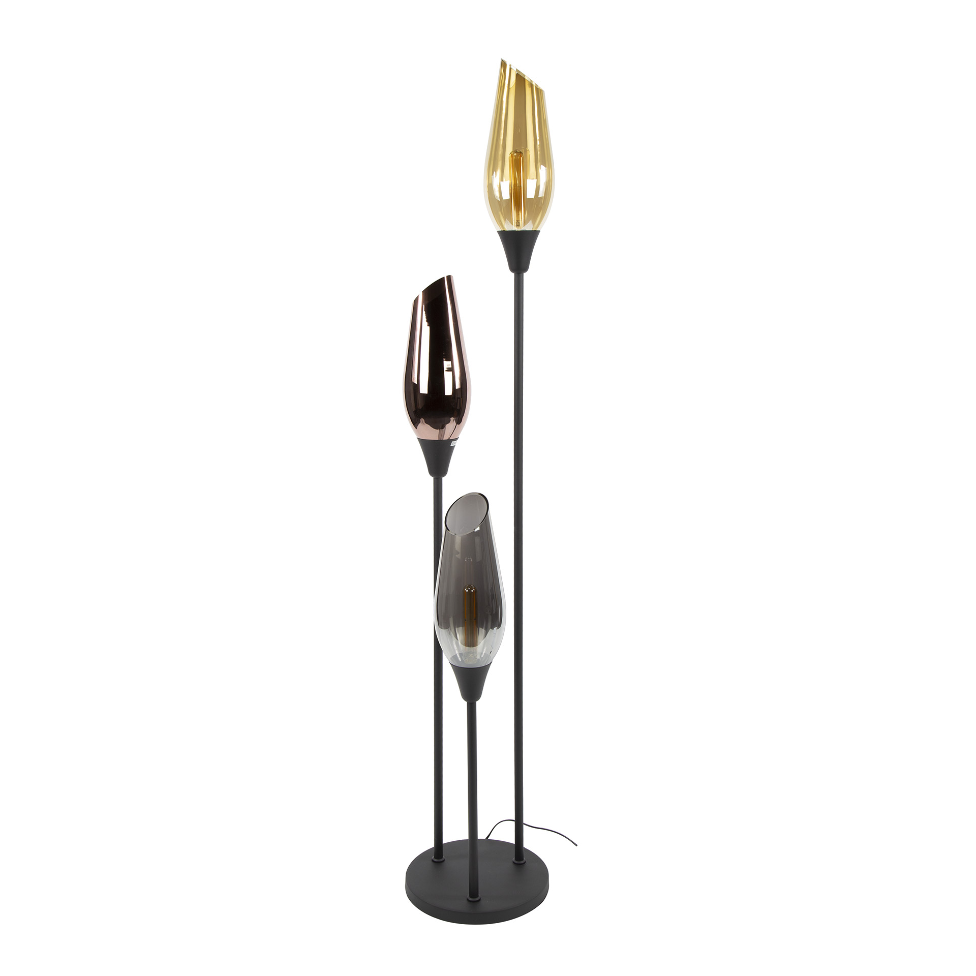 Vloerlamp 3L Cocoon mix glass